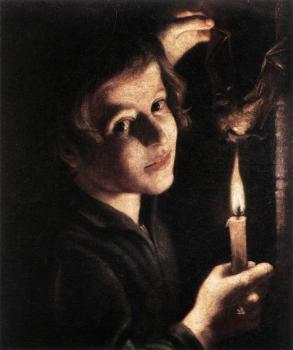 特羅菲姆 畢哥特 Boy Singeing a Bat's Wings 特羅菲姆 畢哥特 Boy Singeing a Bat's Wings